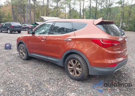 2015 Hyundai Santa Fe Sport 2.4L from USA, damaged, VIN 5XYZT3LB0FG280812